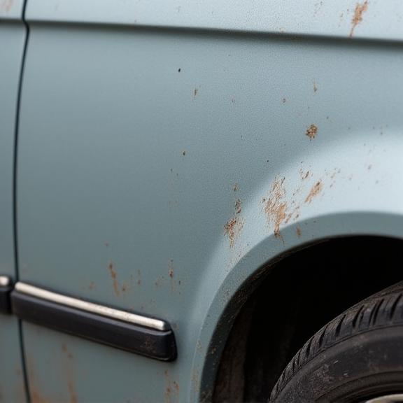 洗車前のくすんだBMW